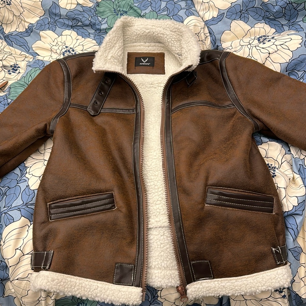 Men's Faux Leather Jacket